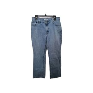 Levis 550 Relaxed Boot Cut Jeans Womens 12 Medium Light Blue Stretch Denim